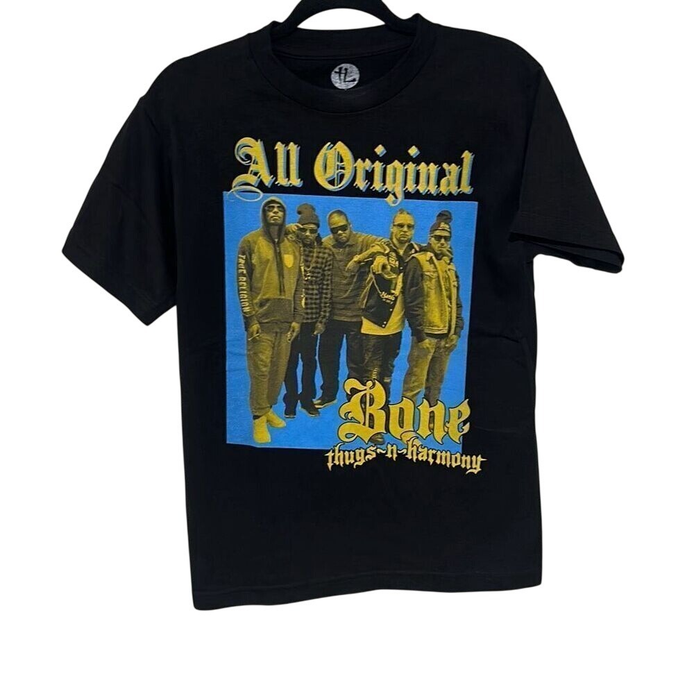 The Life Apparel Mens Bone‎ Thugs n Harmony Short Sleeve Cotton T-Shirt Small